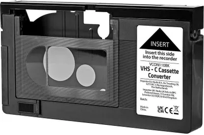 Produktbild von Nedis VHS Adapter / Konversation: VHS-C zu VHS / Plug and Play / Schwarz