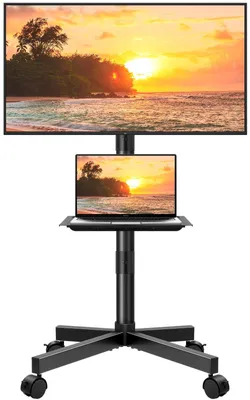 Obrázok produktu pre Mobilný televízny stojan pre LCD/LED ploché televízory s uhlopriečkou od 58 do 152 cm, s nastaviteľnou výškou