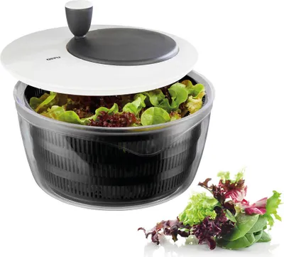 Produktbild von Salatschleuder ROTARE Kunststoff Salattrockner Schleuder Kurbel Salatschuessel