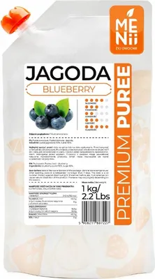 Produktbild von Heidelbeer-Fruchtfleisch 1kg PremiumPüree MENii