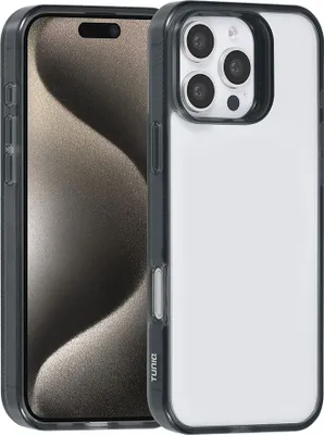 Immagine prodotto di Custodia posteriore TUNIQ per iPhone 16 Pro Max - Silicone - Nero