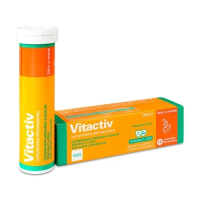 Immagine prodotto di Teva Vitactiv 15 compresse effervescenti 60g