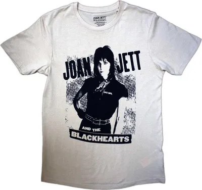 Image de Joan Jett & The Black Hearts - T-Shirt für Herren/Damen Uni RO12005 (XL) (Sand)
