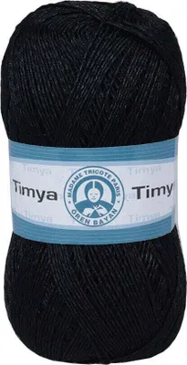 Produktbild von Madame Tricote Paris Timya 9999 Black Strickgarn