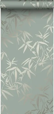 Immagine prodotto di Origin Wallcoverings carta da parati foglie di bambù verde 53 cm x 10.05 m
