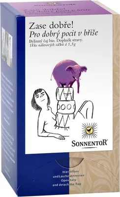 Obrázek produktu pro Sonnentor 466860, Bylinkový čaj, 27 g, Citrón, 1,5 g, 18 kusů, Papírová krabice