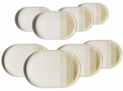 Produktbild von Ritzenhoff & Breker Trio Servierplatten-Set 8-teilig - Creme