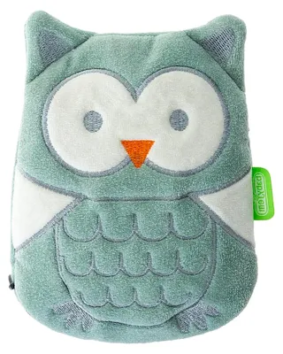 Produktbild von Kirschkernkissen Eule Wärmekissen für Babys, grün