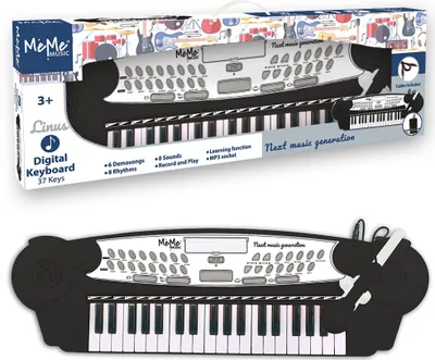 Produktbild von MeMe Linus, Spielzeug-Musikinstrument, MIDI-Keyboard, 3 Jahr(e), Schwarz