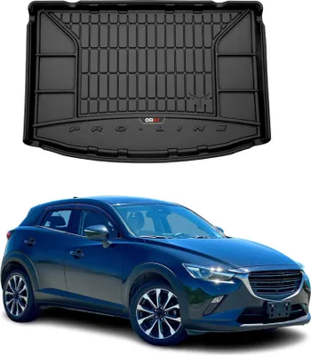 Produktbild von OMAC Gummi Kofferraumwanne für Mazda CX-3 2015-2025 TPE Laderaumwanne Schwarz