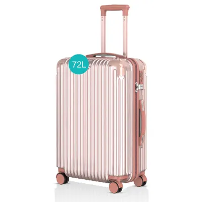 Image de Voyagoux® - Valise Medium - 72L - Valises - Valise à roulettes - Or rose - Serrure TSA