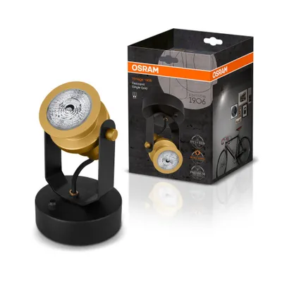 Produktbild von Osram Vintage Edition 1906 LED Wand- & Deckenleuchte Gold 6,1W GU10 350lm warmweiß 2700K