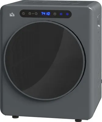 Produktbild von Kompakter Wäschetrockner 3 kg, 6 Programme, 40-60°C, Touch-Bedienung, Grau