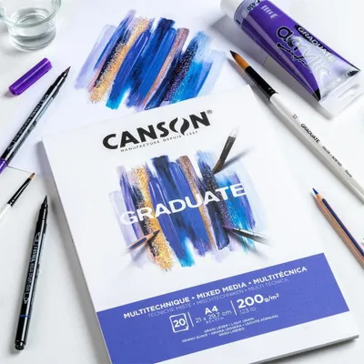 Image de Canson Graduate papier d'art 20 feuilles