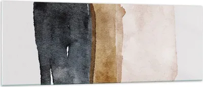 Produktbild von Bilder auf glas - Einteilig - Abstraktion die Farben Aquarell - 140x50cm - Glasbilder - Wandbilder - Bilder - Wanddekoration aus Glas - Glas Bilder - Wandbild auf Glas - GAB140x50-4947