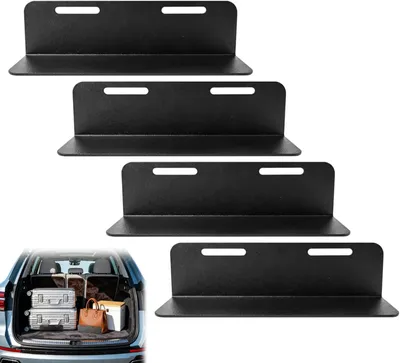Productafbeelding van Bagagebevestigingen van koolstofstaal, 19 cm, 4-delig, voor de kofferbak van een auto