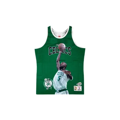 Produktbild von Mitchell & Ness Tshirts Nba Boston Celtics Kevin Garnett, MSTKSC19048BCEKYGNKGA, Größe: 178