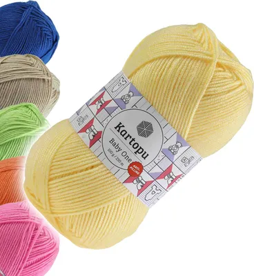 Produktbild von 100g Strickgarn Kartopu BABY ONE Antipilling Babywolle Babystrickgarn, 45 Farben