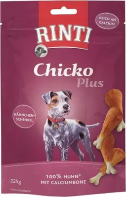 Image de Rinti Chicko Plus Cuisses de poulet avec os calcique 225 g