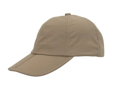 Balke leichte Baseball Cap mit UV-Schutz 50+ und Knickschirm in grau