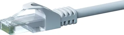 Produktbild von CAT 6 Netzwerkkabel U/UTP - 1 Meter - Weiß - CCA