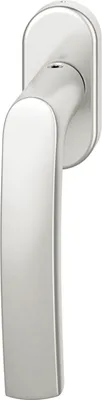Produktbild von FSB 34 1015 Fenstergriff oval verdeckt geschraubt Aluminium silber eloxiert