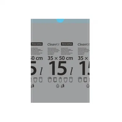 Produktbild von Zugband-Müllbeutel CLEAN KIT 15 l, 15 St.