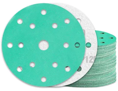 Produktbild von Schleifpapier Klett 150mm 15 Loch Körnung 120 60 Stück für Exzenterschleifer