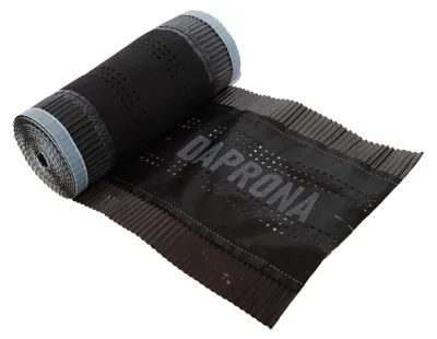 Produktbild von DAPRONA Firstband Alu Super Vent - 230mm x 5m Braun (RAL 8017) Rollfirst für eine optimale Dachfirst Abdeckung, Super Butylkleber