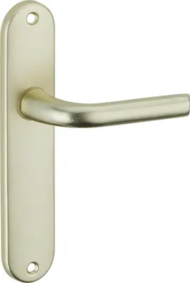 Image de Ensemble de poignées pour porte intérieure Leto sans trou, carré 7mm, entr'axes 165mm, couleur F2 - THIRARD