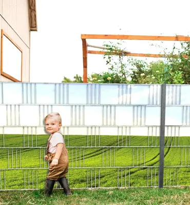Produktbild von Sichtschutzstreifen Wiese Nr. 15 Sichtschutz Garten Zaun - Teil2 250x100cm