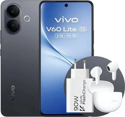 Produktbild von Smartphone Vivo V60 Lite 8GB/ 256GB/ 6.77"/ 5G/ / Incluye Cargador 90W y Buds
