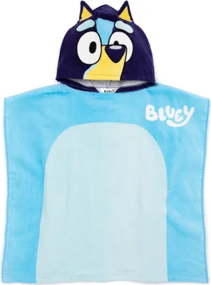 Obrázok produktu pre Bluey - Uterák s kapucňou pre deti NS7320 (jedna veľkosť) (modrá/navy blue/biela)