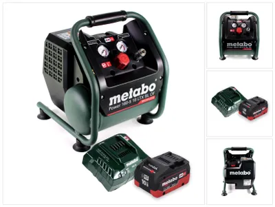 Produktbild von Metabo Power 160-5 18 LTX BL OF Akku Kompressor 18 V 8,0 bar Brushless + 1x Akku 10,0 Ah + Ladegerät