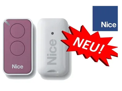 Produktbild von NICE INTI2L lillac 2-Kanal-Fernbedienung, 433.92Mhz Rolling Code. Kompatibel mit den Fernbedienungen FLOR-S, ONE, FLORE, INTI
