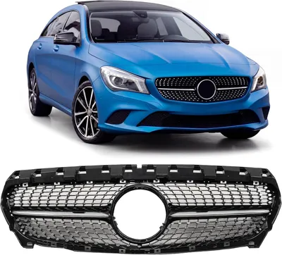 Produktbild von Kühlergrill DIAMOND, passend für MERCEDES CLA C117 W117 2013-2017, Frontgrill