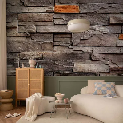 Produktbild von Selbstklebende Folie Fototapete - Stony Bedrock 392x280 cm Muster f-B-0063-a-c