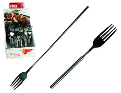 Productafbeelding van Zilverkleurige, uittrekbare vork, model 79/4017