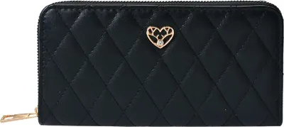 Immagine prodotto di Juleeze JZWA0195Z Portafoglio trapuntato nero 19x10cm