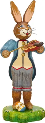 Produktbild von Hasenmusikant Junge mit Geige (10cm) von Hubrig Volkskunst