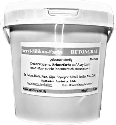 Produktbild von BETONGRAU - Acryl Silikon Farbe