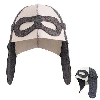 Produktbild von Filz-Saunahut für Herren, Wollhut für Sauna, schützt Kopf und Haare, modisches und praktisches Accessoire für Damen & Herren