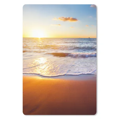 Produktbild von MuchoWow® Mauspad Mousepad Strand - Meer - Sonne - Horizont 40x60 cm - Mousepads - Maus Mat - Pad - Mausunterlage - Schreibtisch Accesoire