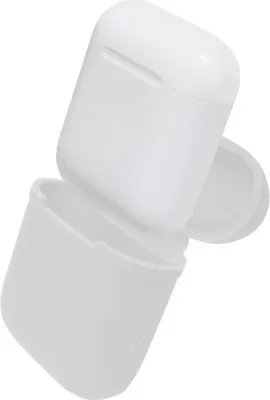 Immagine prodotto di Custodia per Airpods in silicone - bianco