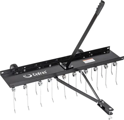 Zdjęcie produktu dla CEDRUS SP31101 BRONA PAZUROWA DO TRAKTORKA GRABIE AERATOR 100 cm - EWIMAX -