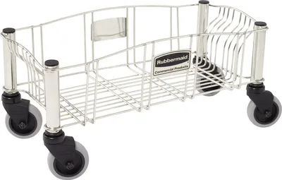 Produktbild von Rubbermaid Transportroller Slim Jim R050528 Edelstahl silber
