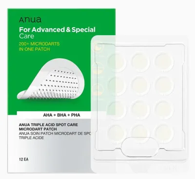 Produktbild von Anua - Microdartpflaster mit dreifacher Sä ure zur Fleckenpflege, 12 Stü ck