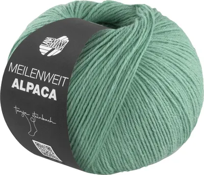 Produktbild von Lana Grossa - Meilenweit 6-fach 150g Alpaca uni 1025 salbeigrün