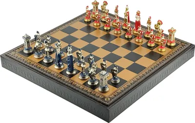 Obrázok produktu pre Italfama Maria Stuarda Šachová súprava 48 cm 3 v 1 |  | Luxusná hra Backgammon