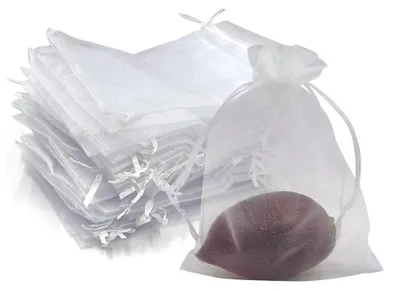 Immagine prodotto di 100 sacchetti di organza per gioielli e regali, dimensioni 10 x 15 cm